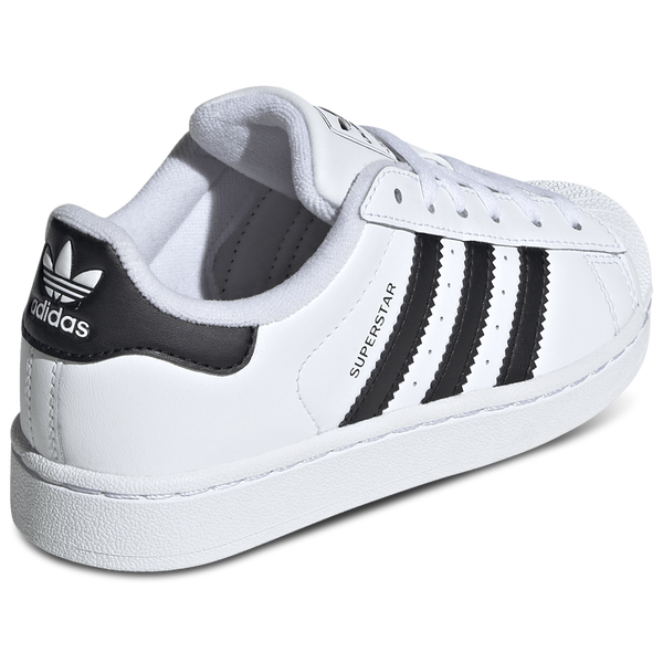 adidas Originals Superstar - Boys' Preschool - White/Black - Image 3