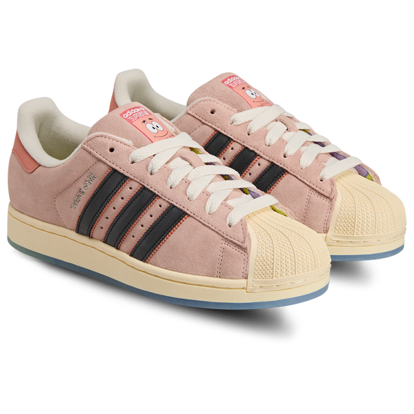 adidas Originals Patrick Superstar II - Men's - Pink/White/Black - Image 6