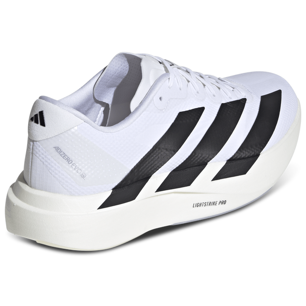 adidas Adizero Evo SL Woven - Men's - Footwear White/Core Black/Dash Grey - Image 3