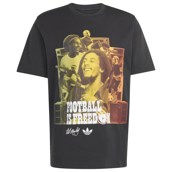adidas Jamaica Bob OG 1 T-Shirt - Men's - Black - Image 11