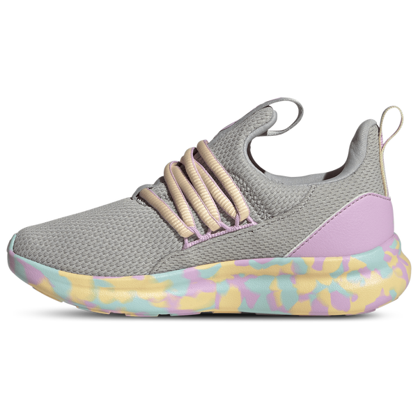 adidas Lite Racer Adapt 7.0 - Boys' Grade School - Grey Two/Orange Tint/Bliss Lilac - Image 2