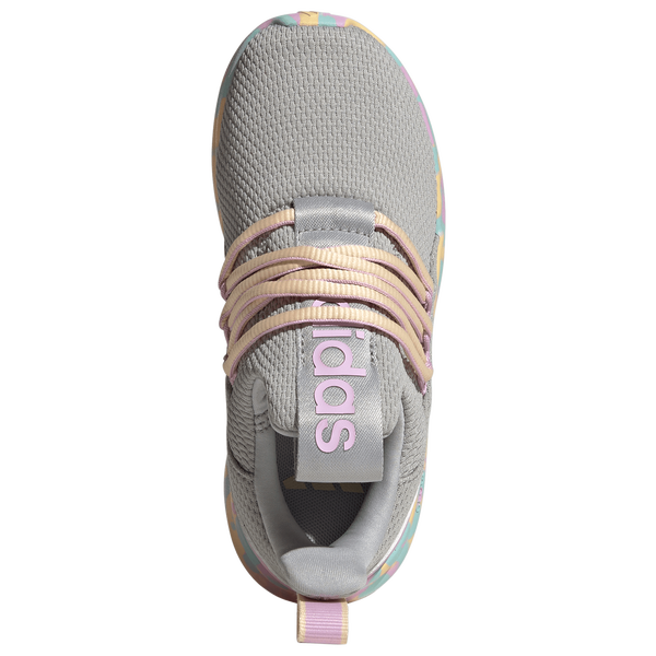 adidas Lite Racer Adapt 7.0 - Boys' Grade School - Grey Two/Orange Tint/Bliss Lilac - Image 4