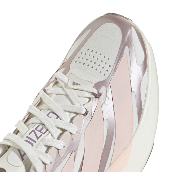 adidas adizero Evo SL Exo - Women's - Vapour Grey Met/Cloud White/Blush Pink - Image 7