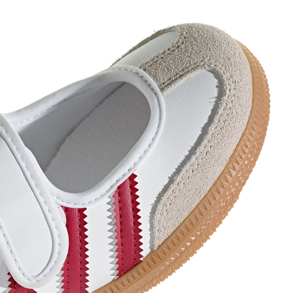 adidas Originals Samba Jane - Girls' Preschool - Footwear White/Gum/Team Victory Red - Image 7
