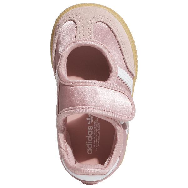 adidas Originals Samba Jane Satin - Girls' Toddler - Wonder Mauve/Footwear White/Gum - Image 4