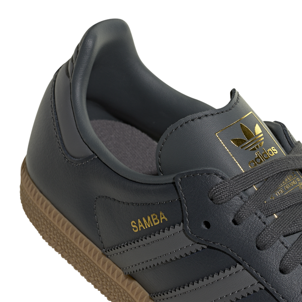 adidas Originals Samba - Boys' Grade School - Grey/Grey Four/Gum - Image 7