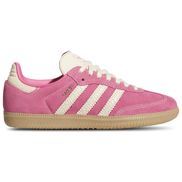 adidas Originals Samba OG - Girls' Grade School - Warm Vanilla/Pink Fusion/Gum