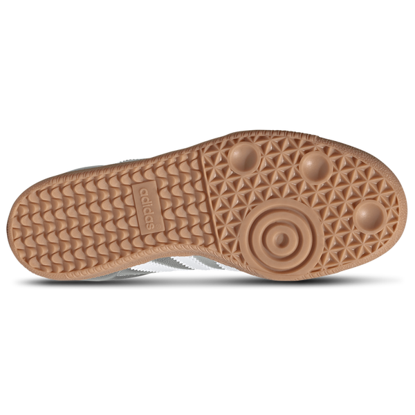 adidas Originals Samba - Girls' Grade School - Silver/White - Image 5