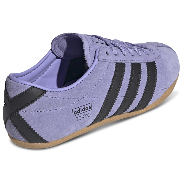 adidas Tokyo - Girls' Grade School - Core Black/Light Purple/Gum - Image 3