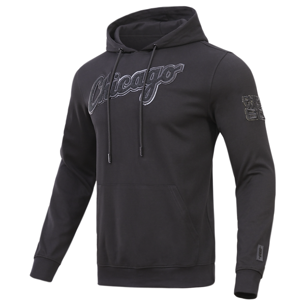 Pro Standard Chicago White Sox Triple Black Dk PO Hoodie - Men's - Image 3