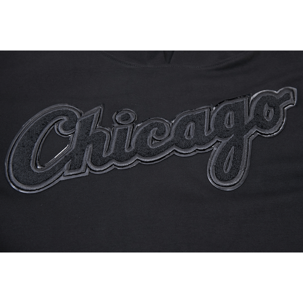 Pro Standard Chicago White Sox Triple Black Dk PO Hoodie - Men's - Image 7