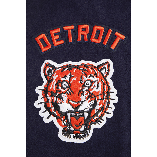 Pro Standard Detroit Tigers Retro Classic Wool Varsity Jacket - Men's - Midnight Navy/Orange/Midnight Navy - Image 10