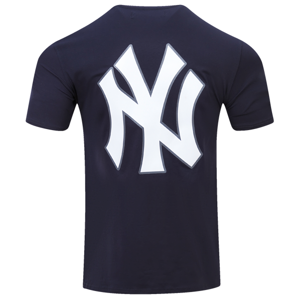 Pro Standard New York Yankees Logo Classic Mesh Taping Shirt - Men's - Midnight Navy - Image 2