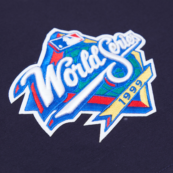Pro Standard New York Yankees Logo Classic Mesh Taping Shirt - Men's - Midnight Navy - Image 7