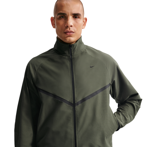 Nike Tech Shori Knit Track Jacket - Men's - Cargo Khaki/Black