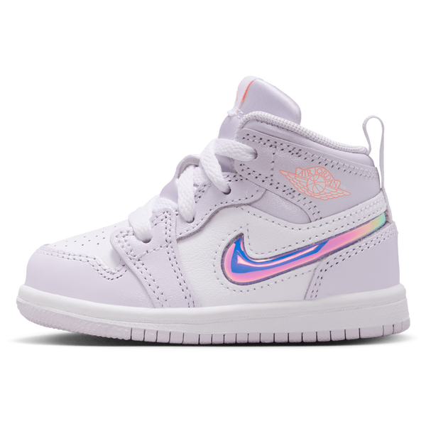 Jordan 1 Mid SE Fem - Girls' Toddler - Barely Grape/Atomic Pink - Image 2
