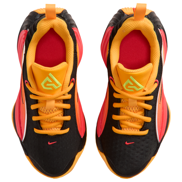 Nike Giannis Immortality 5 - Boys' Preschool - Laser Crimson/Metallic Silver/Laser Orange - Image 4
