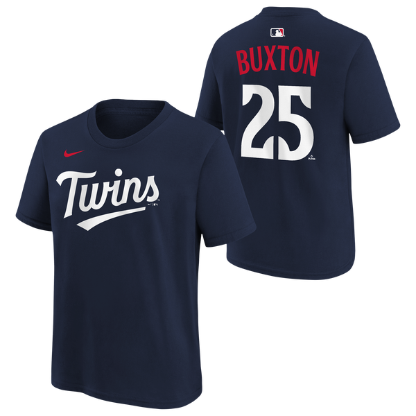 Nike MLB Twins Kids Name & Number T-Shirt - Youth - Navy