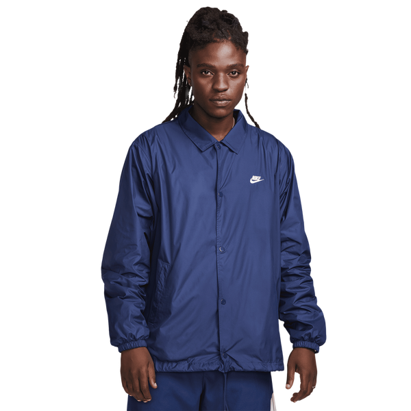 Nike Club Coaches Jacket - Men's - Midnight Navy/White