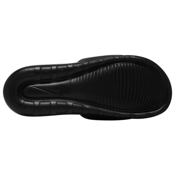 Nike Victori One Slides - Men's - Black/Black/White - Image 4