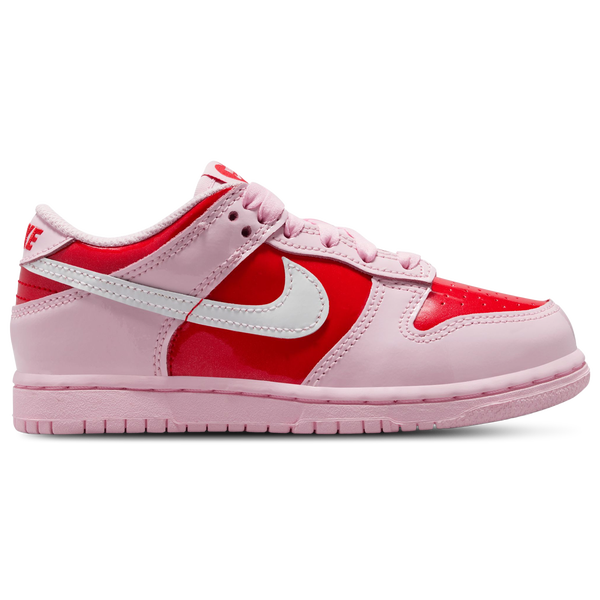 Nike Dunk Low Valentine's Day - Girls' Preschool - Pink Foam/Summit White/Red