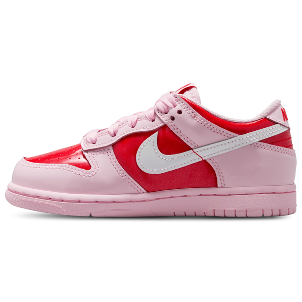 Nike Dunk Low Valentine's Day - Girls' Preschool - Pink Foam/Summit White/Red - Image 2