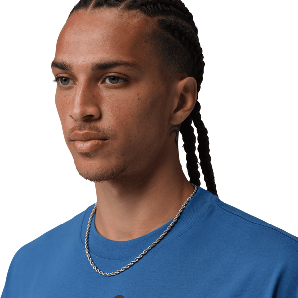 Jordan Stretch Oversized Short Sleeve Crew - Men's - Blue - Image 3