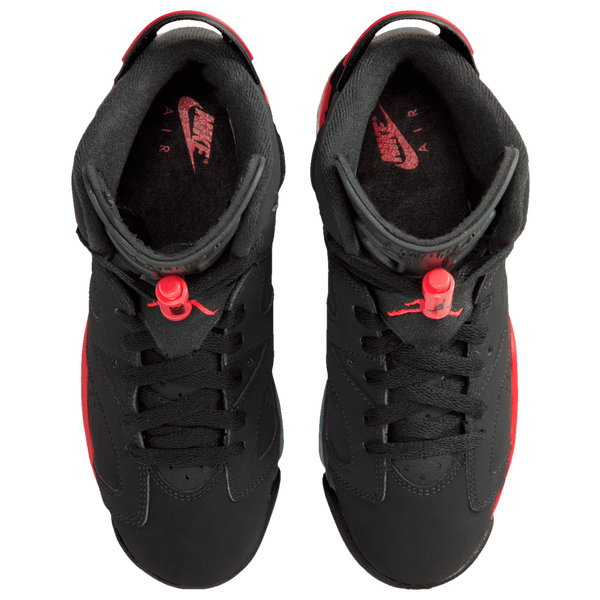 Jordan Retro 6 - Boys' Grade School - Black/Red - Image 4