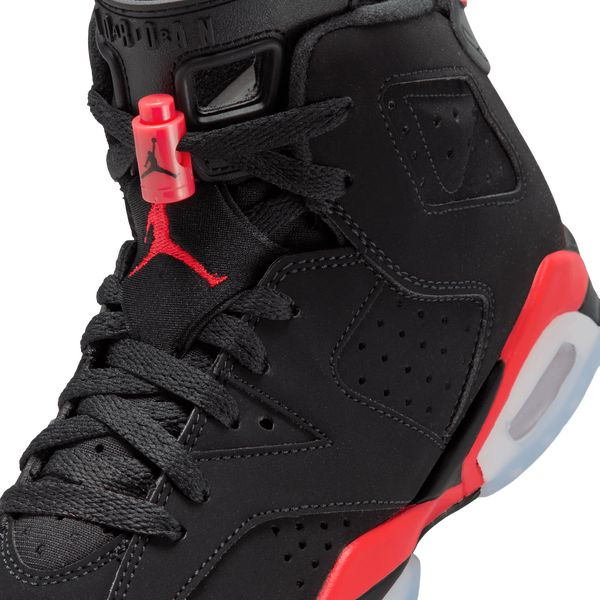 Jordan Retro 6 - Boys' Grade School - Black/Red - Image 7