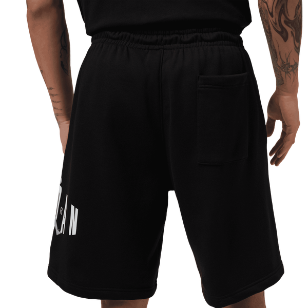 Jordan Brooklyn Stretch Fleece Short - Men's - Black/Wolf Grey - Image 2