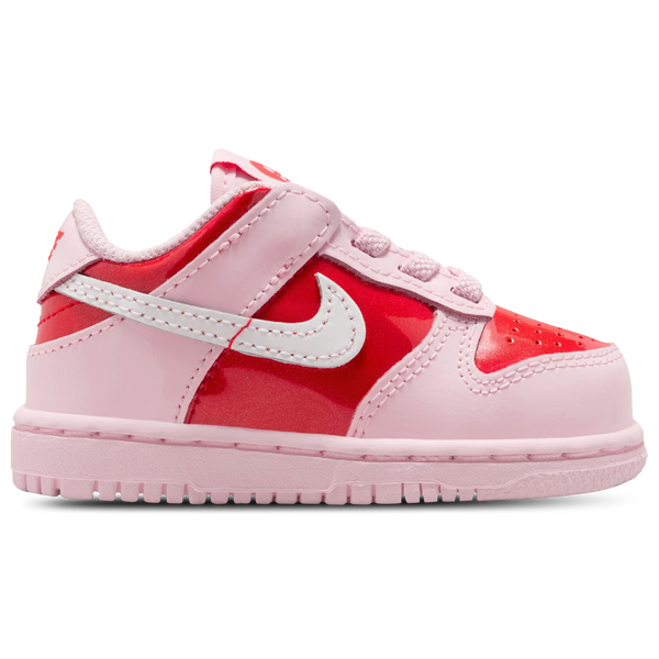 Nike Dunk Low Valentine's Day - Girls' Toddler - Pink Foam/Summit White/Red