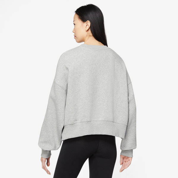 Nike NSW Style Fleece Crew OOS - Women's - Grey - Image 3