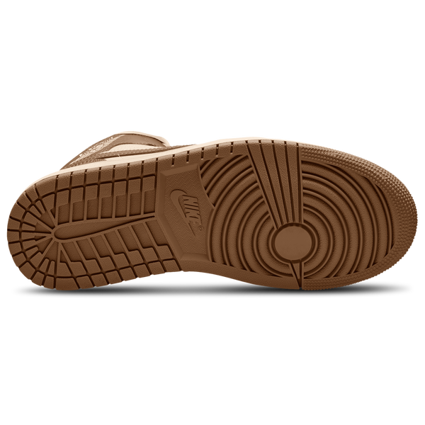 Jordan AJ 1 Mid - Women's - Light British Tan/Chalk - Image 4