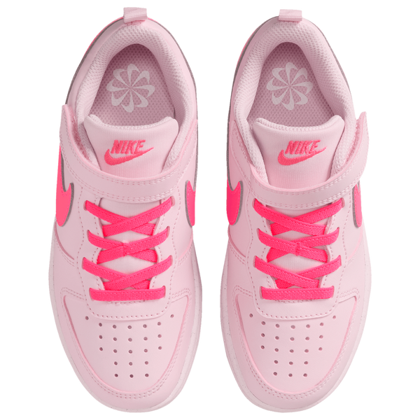 Nike Court Borough Low Recraft - Boys' Preschool - Hyper Pink/White/Pink Foam - Image 4