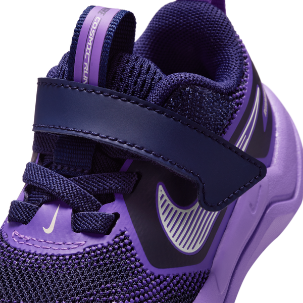 Nike Cosmic Runner Swoosh - Boys' Toddler - Coconut Milk/Blackened Blue/Bright Violet - Image 7