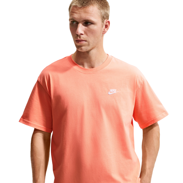 Nike Max 90 Club T-Shirt - Men's - White/Orange Frost