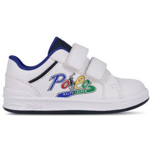 Polo Heritage Court IV Graphic Ez - Girls' Toddler - White/Multi