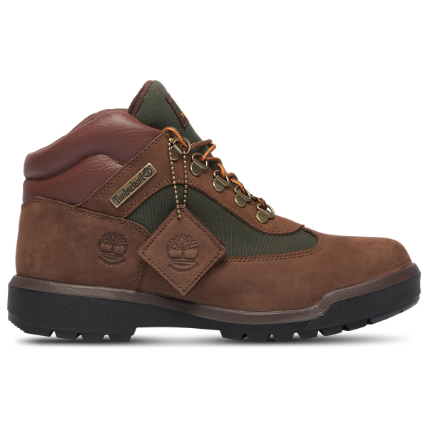 Timberland 6" Hairy Suede Chuka Field Boots - Men's - Brown/Green