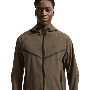 Nike Drifit Tech Woven Windrunner FZ Jacket - Men's - Dark Hazel/Black/Dark Hazel