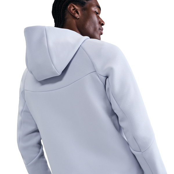 Nike Tech Fleece Full-Zip Windrunner Hoodie - Men's - Ghost/Black - Image 2