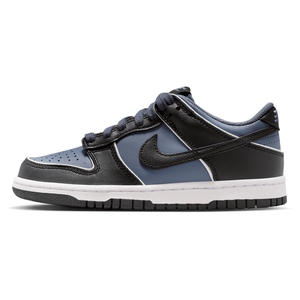 Nike Dunk Low SE - Boys' Grade School - Black/Lt Carbon/White - Image 2