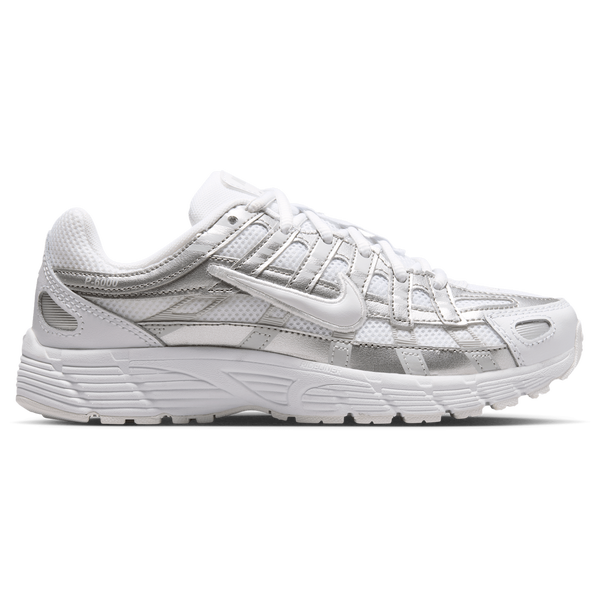 Nike P-6000 - Girls' Grade School - White/White/Silver