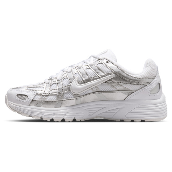 Nike P-6000 - Girls' Grade School - White/White/Silver - Image 2