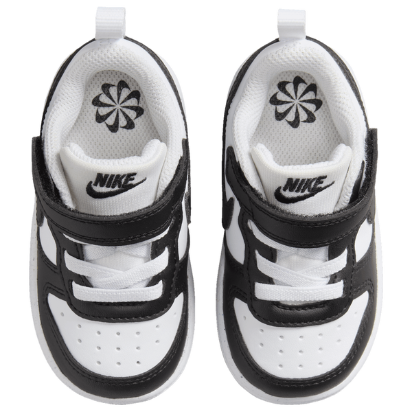 Nike Court Borough Low Recraft - Boys' Toddler - White/Black - Image 4