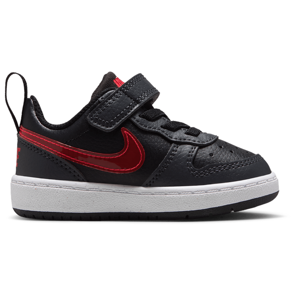 Nike Court Borough Low JES - Boys' Toddler - Black/Anthracite/University Red