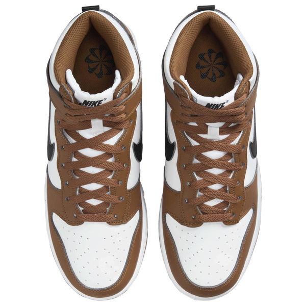 Nike Dunk High - Women's - White/Black/Light British Tan - Image 4