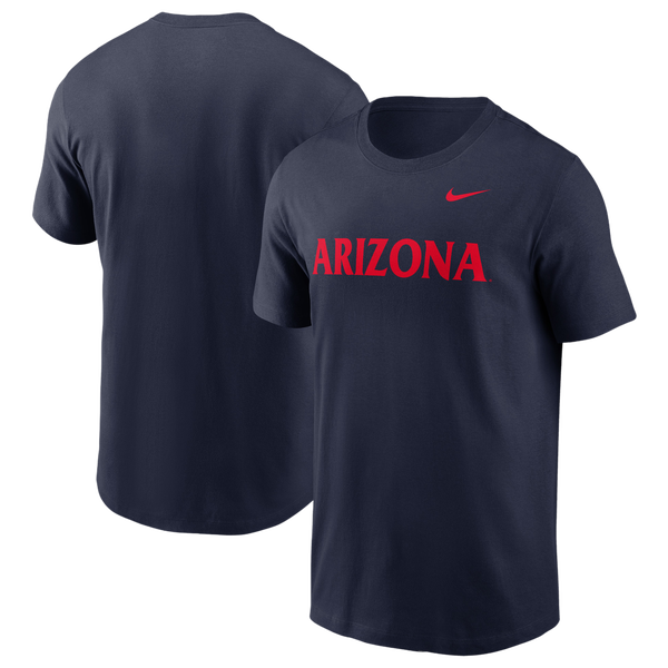 Nike Arizona Primetime Evergreen Wordmark T-Shirt - Men's - Navy